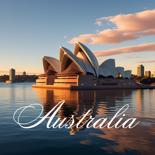 “Australia – Sydney Opera House Sunset” Fridge Magnet
