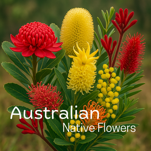 Australian Native Flowers – Souvenir Fridge Magnet